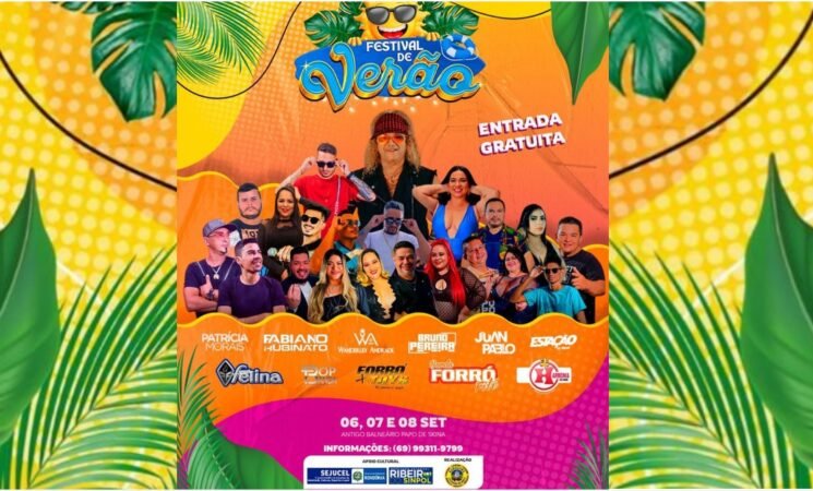 Ribeiro do Sinpol destina emenda para o festival de verão com atração nacional